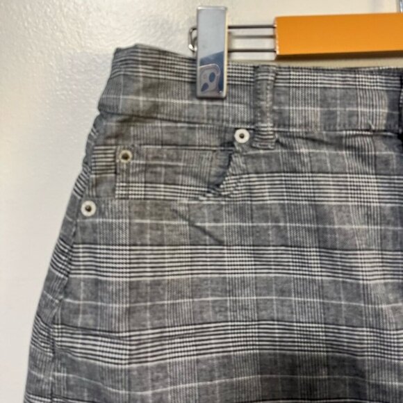 American Eagle Super Stretch Plaid Mini Skirt US 14 Long - Picture 3 of 12